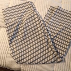 Athleta Striped Crop Leggings XL